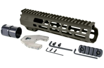 Image of AT3 Tactical SPEAR M-Lok AR-15 Free Float Handguard, 9 in, OD Green, AT3-MLOK-9-ODG