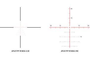 Image of Athlon Optics 4.5-29x56 Rifle Scope, Direct Dial, Side Focus, 34mm,APLR FFP IR MOA Reticle, Black, 210108