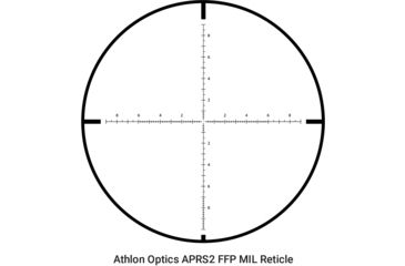 Image of Athlon Optics 6-24x50 Rifle Scope, Direct Dial, Side Focus, 30mm, APRS2 FFP MIL Reticle, Black, 213075