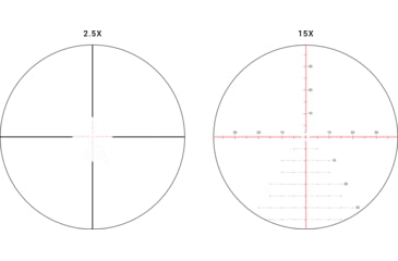 Image of Athlon Optics Ares BTR Rifle Scope, 2.5-15 x 50, FFP, 30mm Tube, Illuminated APLR3 MOA Reticle, Lifetime Warranty