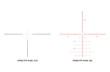 Image of Athlon Optics Ares ETR 4.5-30x56mm Rifle Scope, 34mm Tube, FFP, APRS6 FFP IR MIL, Matte Brown, Black, 212107