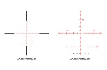 Image of Athlon Optics Argos BTR Gen II Rifle Scope, 8-34x56mm, 30mm Tube, First Focal Plane, APLR2 FFP IR MOA Reticle, 6061-T6, Matte, Black, 214067