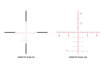 Image of Athlon Optics Argos BTR Gen II Rifle Scope, 8-34x56mm, 30mm Tube, First Focal Plane, APMR FFP IR MIL Reticle, 6061-T6, Matte, Black, 214068