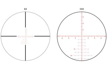 Image of Athlon Optics Argos BTR Rifle Scope, 6-24 x 50, FFP, 30 mm Tube, Illuminated APMR MIL Reticle, Lifetime Warranty 214061