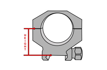 Image of Athlon Optics Armor 30 mm Low Height, 0.89in, Scope Ring, Black, 702002