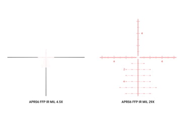 Image of Athlon Optics Cronus BTR Gen II UHD APRS6 Rifle Scopes, 4.5-29x56mm, 34mm, First Focal Plane, IR Mil Reticle, Black, 210115