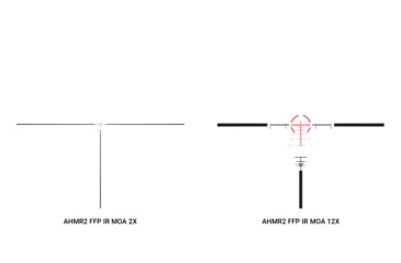 Image of Athlon Optics Helos BTR Gen2 2-12x42mm Rifle Scope, 30mm Tube, FFP, AHMR2 FFP IR MOA, Matte, Black, 214104