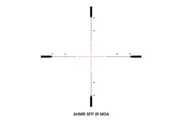 Image of Athlon Optics Midas BTR Gen2 Rifle Scope, 4.5-27x50mm, 30mm Tube, Second Focal Plane, Illuminated AHMR MOA Reticle, Black, 213023, EDEMO1