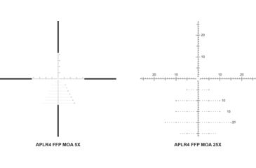 Image of Athlon Optics Midas TAC Rifle Scope, 5-25x56mm, 34mm Tube, First Focal Plane, APLR4 FFP MOA Reticle, Matte, Black, 213080