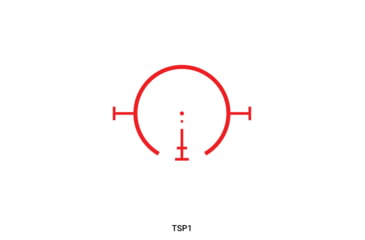 Image of Athlon Optics Midas TSP1 Prismatic Red Dot Sight, 1x21mm, TSP1 Prism Reticle, Black, 403023