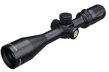 Image of Athlon Optics Neos Side Focus Rifle Scope, 4-12x40mm, 1 in Tube, Second Focal Plane, Center-X Reticle, Matte Black, 216008-DMO
