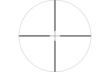 Image of Athlon Optics Neos 6-18 x 44 mm Rifle Scope, 1in Tube, Second Focal Plane, Center X, MOA Reticle, Black, 216012