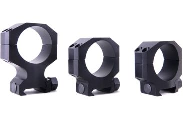 Image of Athlon Optics Precision Rifle Scope Rings, 1in Tube, 0.9in Height, Black, Medium, 701001