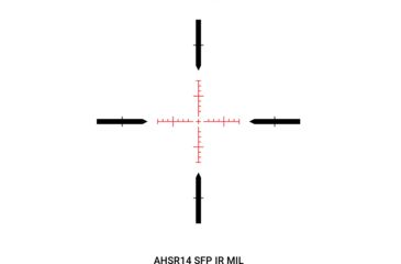 Image of Athlon Optics Talos BTR Rifle Scope, 1-4 x 24, SFP, 30mm Tube, Illuminated AHSR14 MIL Reticle, Lifetime Warranty