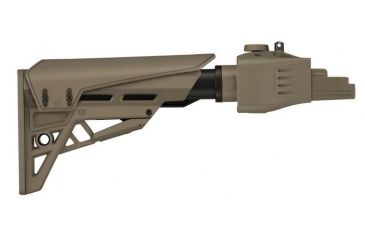 Image of ATI Outdoors Strikeforce 6-Postion Folding Stock w/TactLite Cheekrest, Strikeforce Handguard, X1 Pistol Grip, Scorpion Recoil System, AK-47, Flat Dark Earth, B.2.20.1250