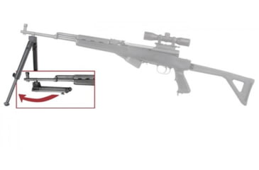 Image of ATI Outdoor Featherlite Bipod, Extendable from 9-13in - BIP0700