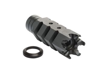 Image of ATI Outdoors AR-10 .308 Model Shark Muzzle Brake w/Crush Washer, Black, A.5.10.2553