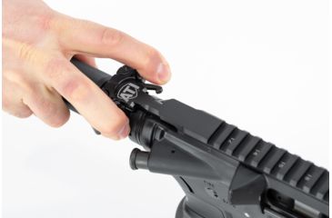 Image of ATI Outdoors AR15 Ambidextrous Charge Handle w/ ATI Logo, Black A.5.10.2554