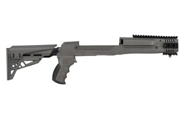 Image of ATI Outdoors Ruger Mini-Thirty Strikeforce Six-Position Adjustable Side-Folding TactLite Stock With Scorpion Recoil System Destroyer Gray