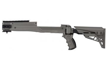 Image of ATI Outdoors Ruger Mini-Thirty Strikeforce Six-Position Adjustable Side-Folding TactLite Stock With Scorpion Recoil System Destroyer Gray