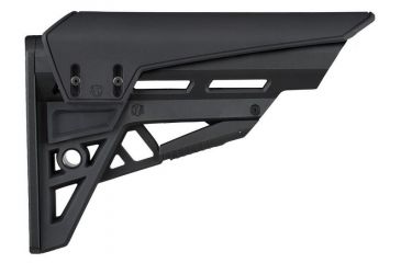 Image of ATI Outdoors B2102215 TactLite AR-15 Comm 6Pos Reinforced Polymer Blk