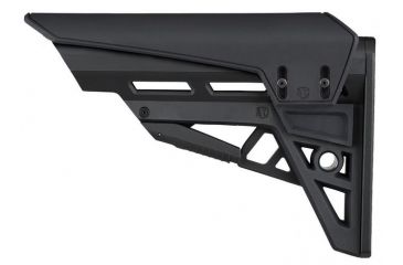 Image of ATI Outdoors B2102215 TactLite AR-15 Comm 6Pos Reinforced Polymer Blk