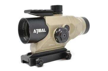 Image of Atibal 3x32 AT-MROC Modern Rifle Optic Component Rifle Scope, Illuminated Chevron BDC, Tan, AT-MROC-TAN