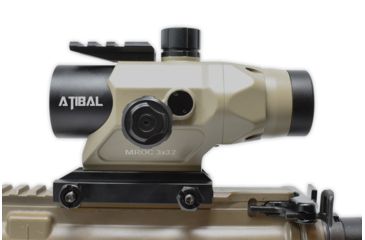Image of Atibal 3x32 AT-MROC Modern Rifle Optic Component Rifle Scope, Illuminated Chevron BDC, Tan, AT-MROC-TAN