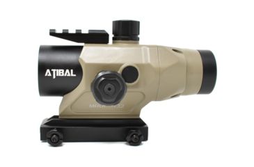 Image of Atibal 3x32 AT-MROC Modern Rifle Optic Component Rifle Scope, Illuminated Chevron BDC, Tan, AT-MROC-TAN