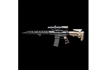Image of Atibal ATRS Mil Spec Rugged Rifle Stock w/Cheekrest-Blk, Tan/FDE, AT-ATRS-FDE-CR