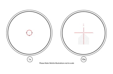 Image of Atibal Hybrid 12 1-12x32mm Rifle Scope, 35mm Tube, First Focal Plane, XV2 Reticle, Black, AT-H12-FFP