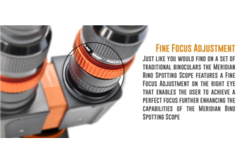 Image of Atibal Meridian Bino Spotting Scope, 40x80mm, ED APO Lens, Black, 16 inches, AT-MER-BSS-40x80