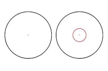Image of Atibal SLR-1 Solar Red Dot Sight w/ 100,000+ Battery Life, Black, AT-SLR1