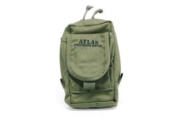 Image of Atlas Bipods Atlas Bipod Pouch, for Bipod, BT22, BT23 and BT24 Not Included, Green BT30-R