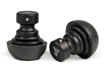 Image of Atlas Bipods Bipods BT55 5-H and Super CAL Rubber Feet, Black, BT55