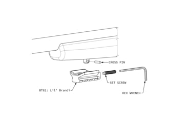 Image of Atlas Bipods Lils Brandis, Black, BT81
