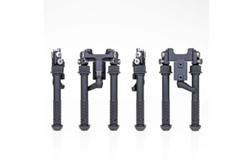 Image of Atlas CAL Gen 2 Standard Bipod, 4.8-9.2in Height Range, Area 419 ARCALOCK Clamp, Black, BT65NCPLUSA419ARCALK