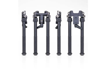 Image of Atlas CAL Gen 2 Tall Bipod, 6-12.3in Height Range, Area 419 ARCALOCK Clamp, Black, BT69NCPLUSA419ARCALK