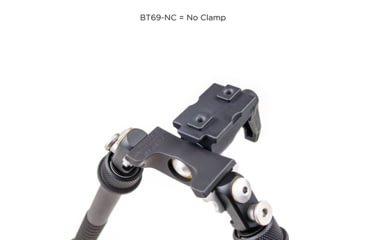 Image of Atlas CAL Gen 2 Tall Bipod, 6-12.3in Height Range, Area 419 ARCALOCK Clamp, Black, BT69NCPLUSA419ARCALK