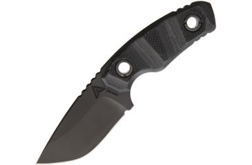 Image of Atlas Dynamic Defense PUK Fixed Blade Knife, 2.75in, Standard Edge, Black G10 Handle ADDPUK