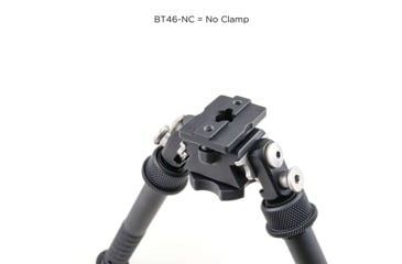 Image of Atlas PSR Standard Bipod, 5-9.4in Height Range, Arisaka Picatinny Rail Slider, Black, BT46NCPLUSARSKPICSLDR