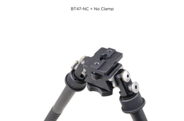 Image of Atlas PSR Tall Bipod, 6.2-12.5in Height Range, Arisaka Picatinny Rail Slider, Black, BT47NCPLUSARSKPICSLDR