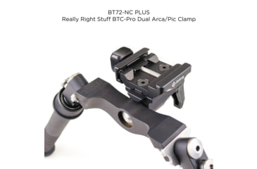 Image of Atlas Super CAL Bipod, 5.6-10.8in Height Range, Arisaka Picatinny Rail Slider, Black, BT72NcPLUSARSKPICSLDR