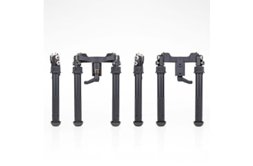 Image of Atlas Super CAL Bipod, 5.6-10.8in Height Range, Arisaka Picatinny Rail Slider, Black, BT72NcPLUSARSKPICSLDR