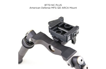 Image of Atlas Super CAL Bipod, 5.6-10.8in Height Range, Arisaka Picatinny Rail Slider, Black, BT72NcPLUSARSKPICSLDR