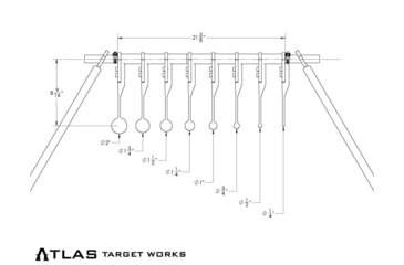Image of Atlas Target Works KYL Rimfire Reactive Targets