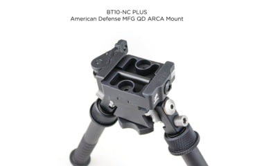 Image of Atlas V8 Bipod, 5-9.4in Height Range, Arisaka Picatinny Rail Slider, Black, BT10NCPLUSA419ARSKPICSLDR