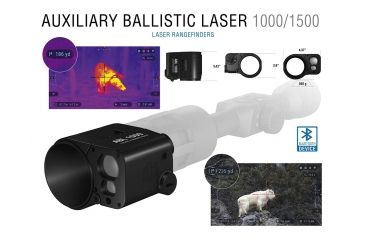 Image of ATN ABL Smart Rangefinder, Laser range Finder 1000m w/ Bluetooth, Black, ACMUABL1000