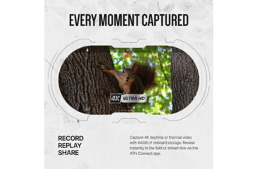 Image of ATN Binox 6 Dual Multispectral 5.5-44x35mm Thermal Imaging Binocular w/Built-in Laser Rangefinder, 50 Hz, 384x288, Black, MSBNB6335A