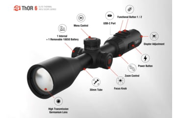 Image of ATN ThOR 6 Elite 2.5-20x25mm Thermal Rifle Scope
